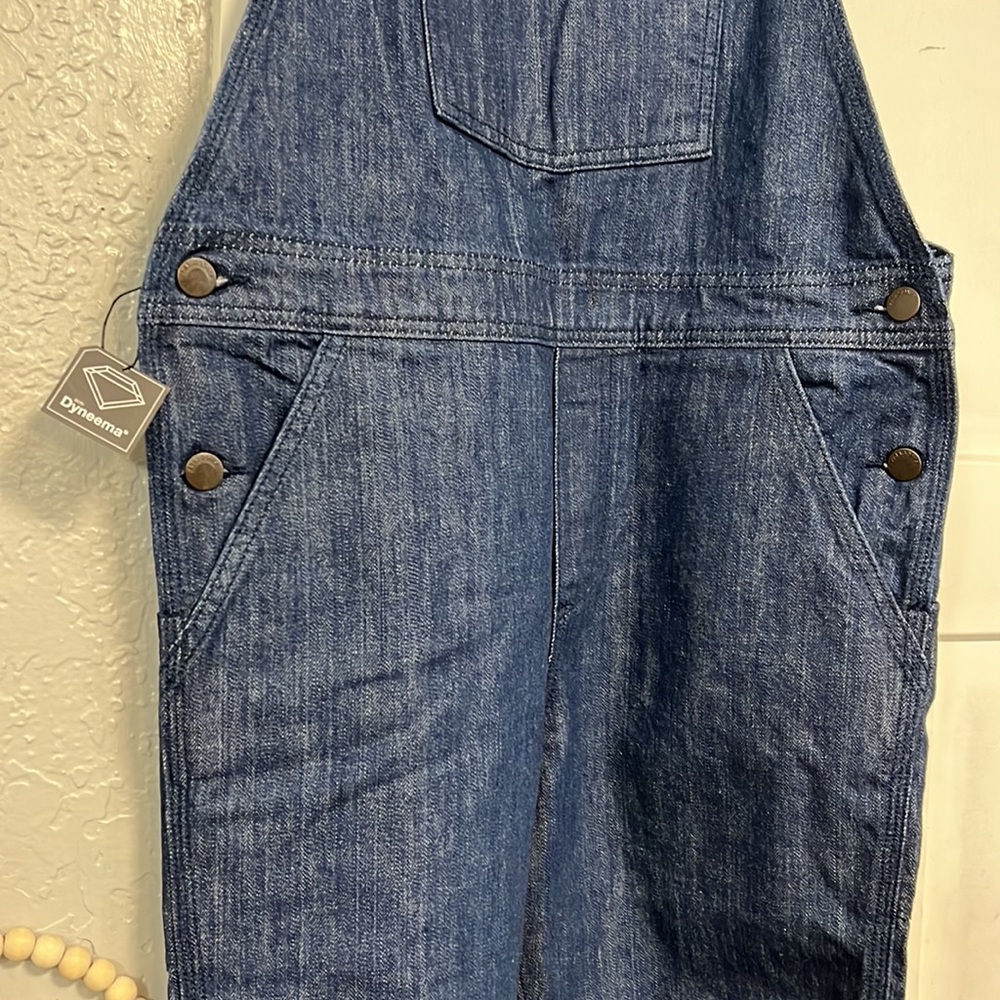NWT PATAGONIA STEEL FORGE BLUE DEMIN BIB OVERALLS XS - Picture 4 of 16